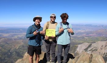 Isaac LeJeune with guitar